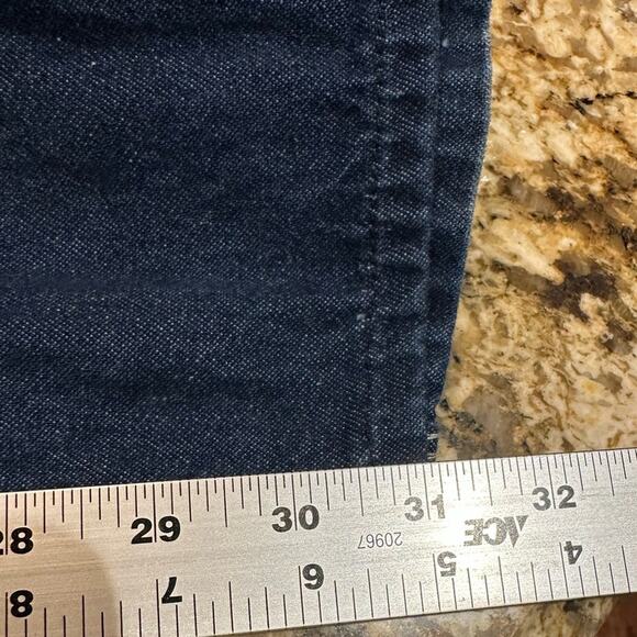 Roundhouse Overalls Blue Denim Adult 32 x 32 100% Cotton Made in USA - Picture 5 of 6